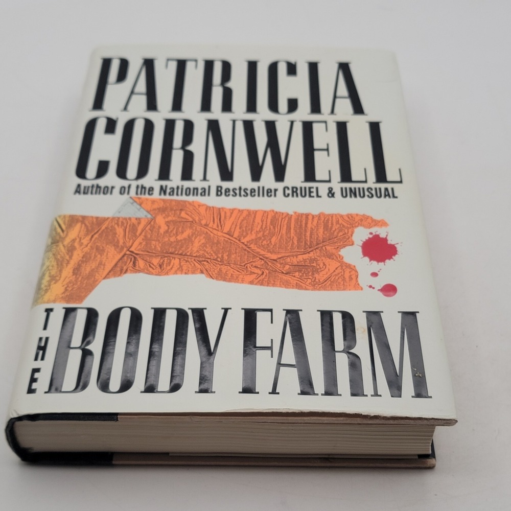 Patricia Cornwell The Body Farm Hardcover 1st Edition Kay Scarpetta Mystery Good